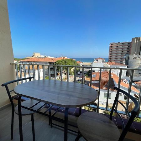 Acogedor Estudio En La Playa, Con Vistas Al Mar, Y Piscina Comunitaria Sant Salvador Bagian luar foto